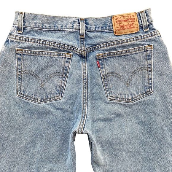 Levi's 550 Jeans Relaxed Tapered Women's 30x30 / 12M Blue Light High Rise Mom - Picture 7 of 12